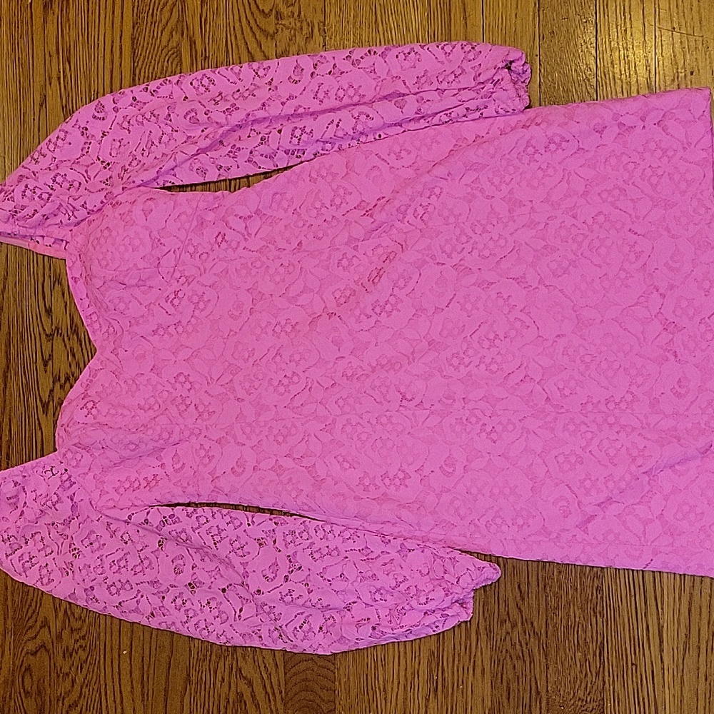 Lilly Pulitzer Pink Lace Dress Size 4 NWT - Picture 8 of 8